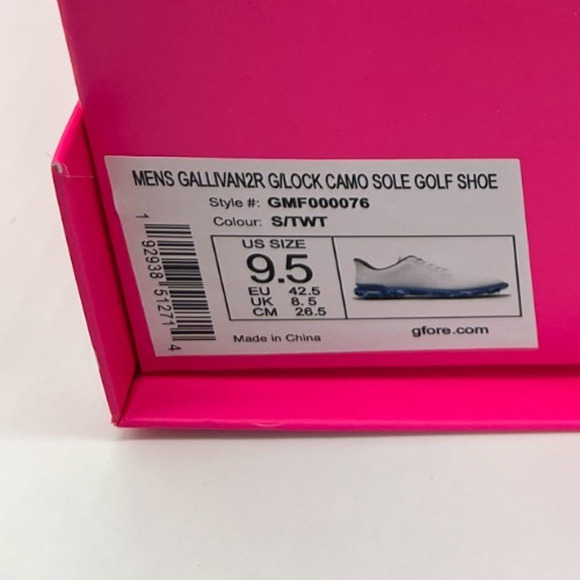 G/FORE Gallivan2R G/Lock Golf Shoe Snow Twilight Men\'s Size 9.5 New main image 6